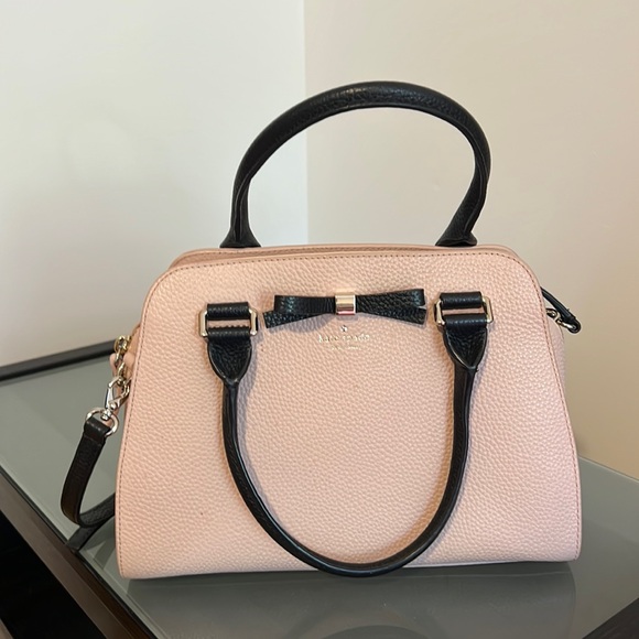 Baby Pink Kate Spade Handbag With A Bow - Picture 1 of 3